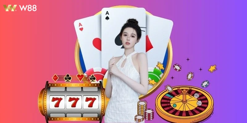 Hình ảnh giao diện chính ấn tượng của W88 trên website